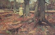 Vincent Van Gogh Girl in White in the Woods (nn04) oil painting on canvas
